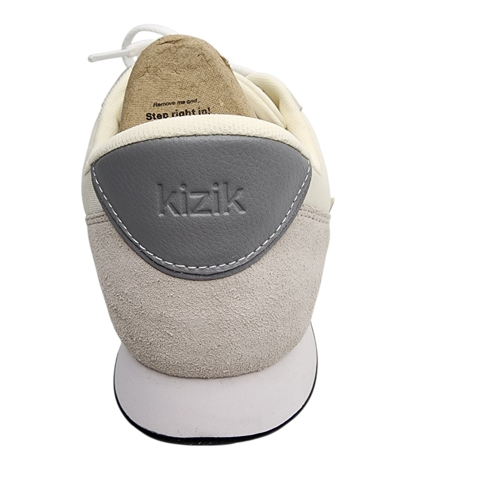 Brand New Kizik Milan Mens Size 10.5 Mist Gray Athletic Sneakers Hands Free - Picture 7 of 9